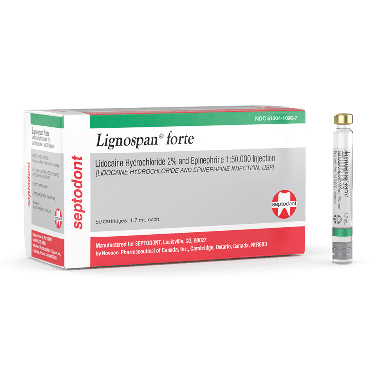 Local Dental Anesthesia With Lignospan Forte Septodont