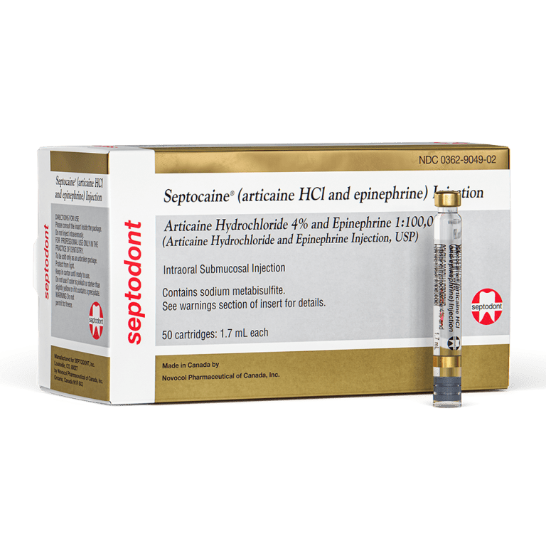 Septocaine 1100,000 for local, infiltrative, or conductive anesthesia